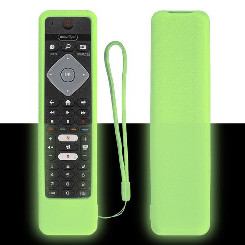 Étui de télécommande en Silicone pour Philips Smart TV 55PUS7304 75PUS6754/12 65PUS6754 65PUS6704 55PUS6754 70PUS7304, housse antidérapante Bleu clair