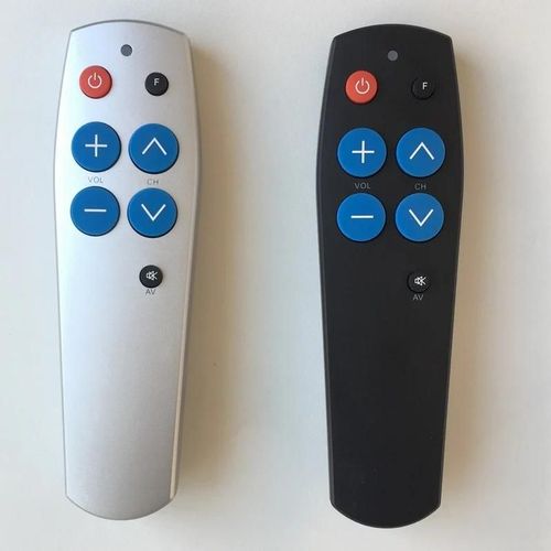 Télécommande universelle d'apprentissage pour TV STB DVD BOX, éclairage DVB, contrôleur intelligent à 7 grandes touches, copie du Code du contrôleur d'origine SILVER