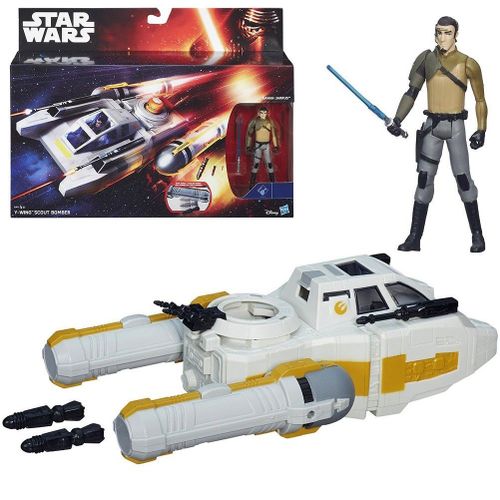 Véhicule Star Wars avec personnage