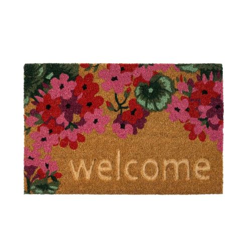Paillasson Welcome Floral  60 X 40 Cm