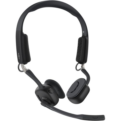 ChenQuanSarl-Casque À Conduction Osseuse Openmeet, Casque Bluetooth Ouvert Avec Double Micro Antibruit, Écouteurs Sans Fil Pour Travail, Appels, Réunions, Bluetooth 5.4, Autonomie De 15 Heures, Charg