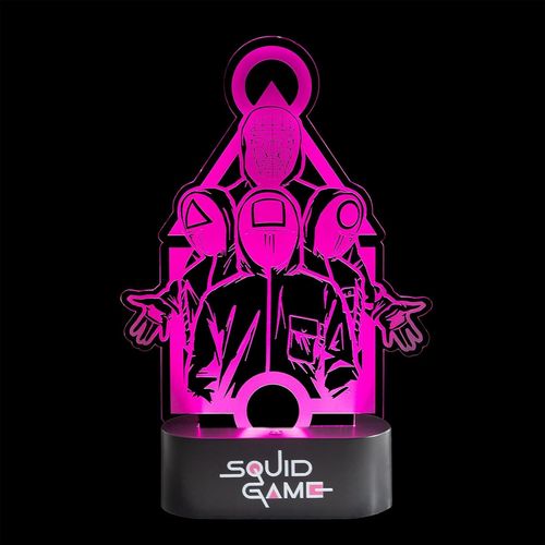 ChenQuanSarl-Lampe Squid Game Lampe Gaming Déco Gamer, Lampe 3D, Objet Gaming, Cadeau Geek, Cadeau Gamer