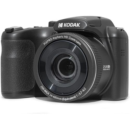 CLOUDDS_Pixpro Astro Zoom Az255-Appareil Photo Bridge Numérique 16 Mp,Zoom Optique 25X,Vidéo Hd 1080P,Grand Angle 24 Mm,Stabilisateur Optique,Écran Lcd 3""-Noir