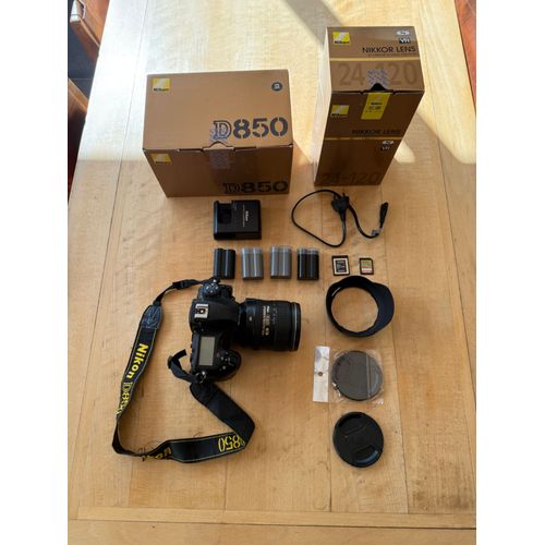 NIKON D850 45.7 MPIX + OBJECTIF 24-120