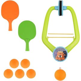 Ytseazn-Jeu De Pingpong De Porte,Cadre De Porte Ping-Pong Réglable,Ensemble Table Tennis Porte Suspendu,Avec Balle De Ping-Pong Et Raquette,Pour Développer Coordination ?il-Main