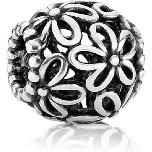 Ytseazn-- 790890 - Drops Femme - Argent 925/1000 - Boule Fleurs