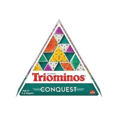 Triominos Conquest Original 2-4 Joueurs, Nouveaute - Dominos Triangulaires - Strategie, Famille - Set Jeu Societe Et Carte