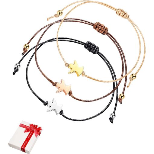 Bracelet Jésus Poisson Baptême Garçon - Cadeau Religieux Communion Confirmation