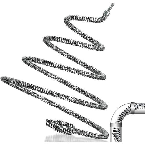 ytseazn-Furet Deboucheur Canalisation,Spirale Nettoyage,Sonde De Debouchage Spirale,Furet Canalisation Pour Les Evier,Deboucheur Wc,Spirale Efficace,Adaptateurs Électriques,3 M X 10 Mm