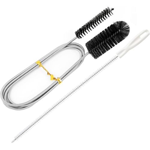 ytseazn-Deboucheur Canalisation,2 Pièces Outil De Débouchage D'Évier,Brosse Nettoyage Deboucheur Canalisation,Brosse De Nettoyage De Tuyau,Flexible Deboucheur Evier Pour Cuisine Douche