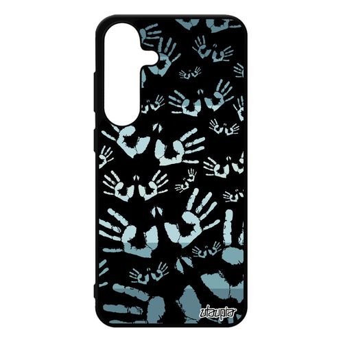 Coque S25+ Plus Silicone Empreinte Main Trace De Gar¿On Gris Etui Pas Cher Peinture Telephone Smartphone Imprim¿ Case Pour Samsung Galaxy