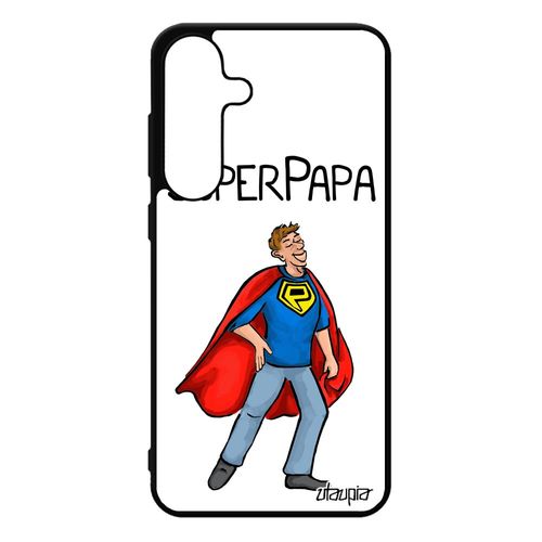 Coque Super Papa Pour Samsung S25+ Plus Silicone Mobile P¿Re Alu Antichoc Comics Pas Cher Humour 5g Heros Comique Texte Housse De Pour Galaxy