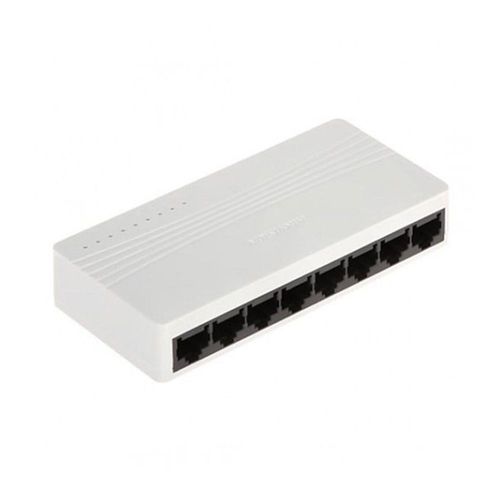Hikvision DS-3E0108D-E Switch di Rete Fast Ethernet 8 Porte 10/100 Mbps Non Gestito