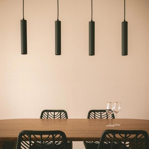 Suspension Aluminium Aritz 4 Spots Blanc