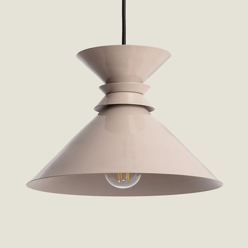 Suspension Métal Rattota Beige