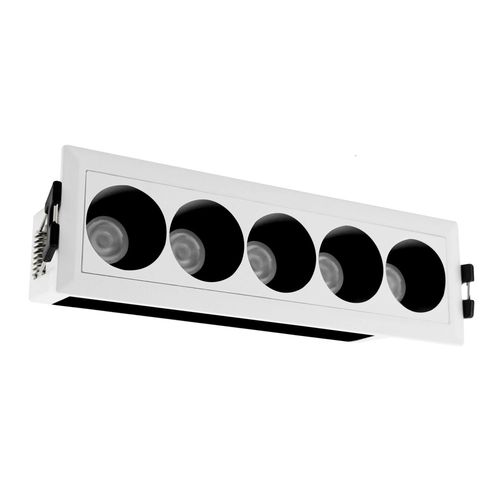 Spot Led Linéaire 7w Encastrable Catyo Cri90 Coupe 140x35 Mm 3000k Blanc Blanc Chaud