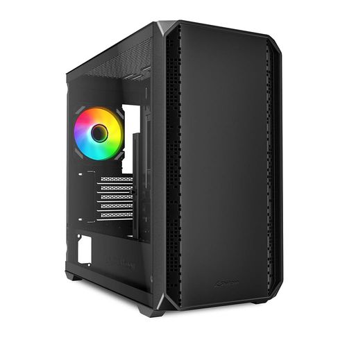 Sharkoon MK2 Case MicroATX Nero con Vetro Temperato e Illuminazione RGB