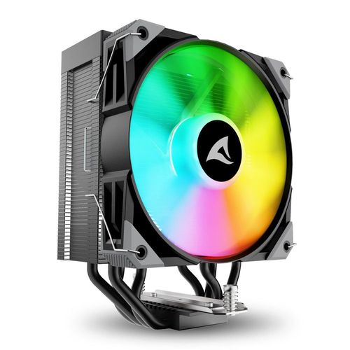 Sharkoon A40 Dissipatore d'Aria CPU RGB Ventola 12cm PWM 230W Intel AMD