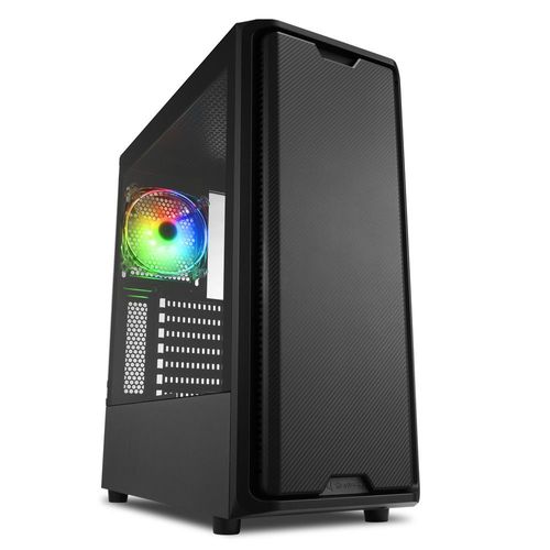 Sharkoon Case PC ATX AK3 RGB con Vetro Temperato Nero