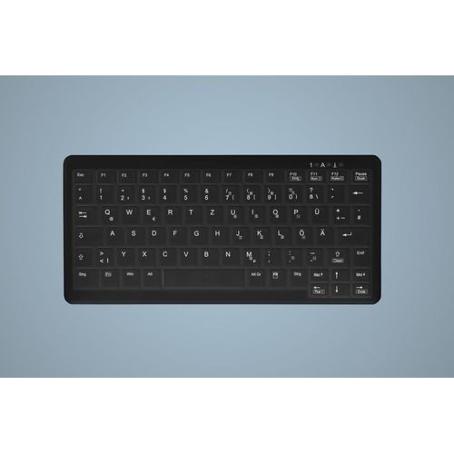 Active Key AK-C4110 Tastiera Industriale Wireless RF Nera Resistente Antipolvere 83 Tasti