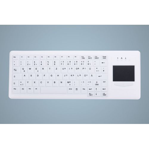 Active Key AK-C4400 Tastiera industriale wireless IP68 retroilluminata bianca con touchpad