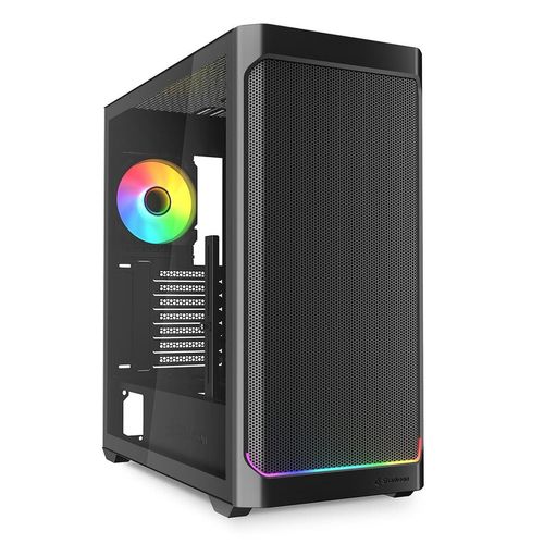 Sharkoon Case PC ATX Midi Tower Vetro Temperato RGB Nero