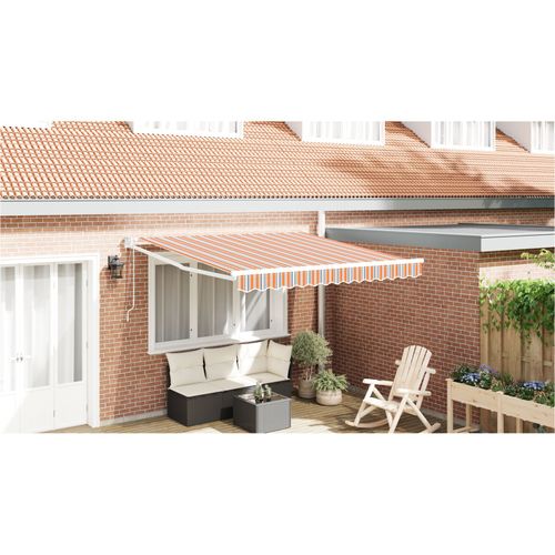 Vidaxl Store Rétractable Automatique À Rayures Multicolores 350x250 Cm