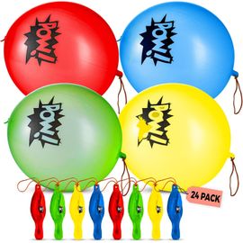 ChenQuanSarl- Ballons De Baudruche Superhéros - Lot De 24 Gros Ballons Anniversaire, Motifs Superhéros Bandes Dessinées, Remplir Les Pochettes Cadeaux, Goodies Anniversaire Enfants