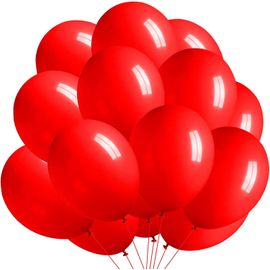 ChenQuanSarl- Ballons Rouge, 100 Pièces 12 Pouces Ballons Anniversaire Rouge Ballons De Baudruche En Latex Pour Saint Valentin Mariage Baby Shower Fiançailles Noël Décorations De Fêtes