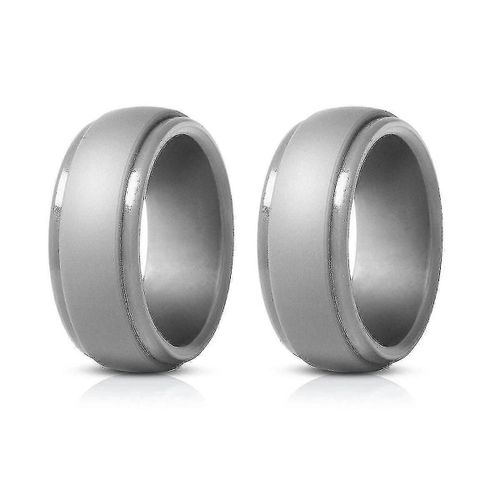 8mm Populaire Hommes Silicone Cool Anneaux Femmes Silicone Bague De Mariage Environnement Sports En Plein Air Bague G Hy