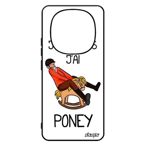 Coque Redmi Note 14 Pro/14 Pro+ Plus 5g Silicone J'peux Pas J'ai Poney Humour Case Blanc 4g Pas Cher Drole Noir Telephone De Pour Xiaomi