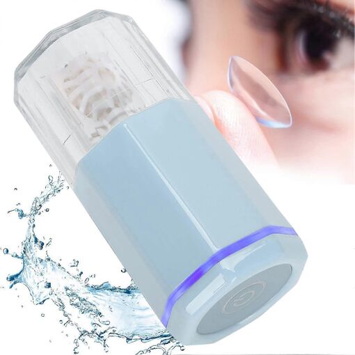 Nettoyage Automatique Du Nettoyant Pour Lentilles De Contact Avec U...