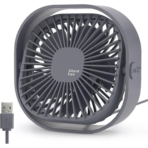 Ventilateur de bureau Ventilateur USB, petits ventilateurs de table...