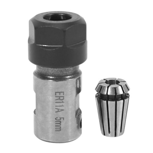 Er11 5Mm Arbre Moteur Collet Chuck Broche Tige D¿extension Intérieure + Er11 Pince À Ressort Pour Cnc Fraisage