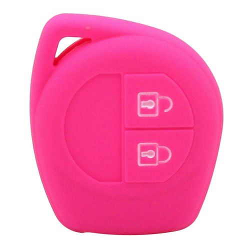 Couvercle De Clé De Voiture En Silicone Pour Sx4 Swift Grand Vitara Liana Celerio Jimny Key Case Keychain Alarm, Rouge