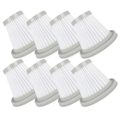 Filtres 8Pcs pour Deerma DX118C DX128C Aspirateur Accessoires Éléments Balayage Robot Replacemen