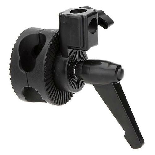 Pince de support de tête pivotante à prise unique pour support de support de réflecteur de bras de perche de studio photo