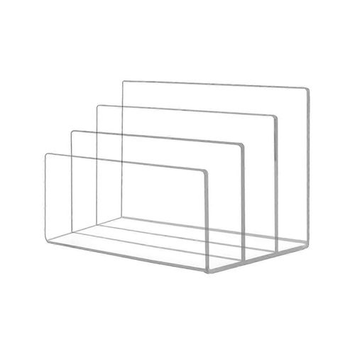 Support De Dossier En Acrylique Transparent 3 Sections Organisateur De Bureau Vertical Trieur De Fichiers De Bureau Support De Support Pour D