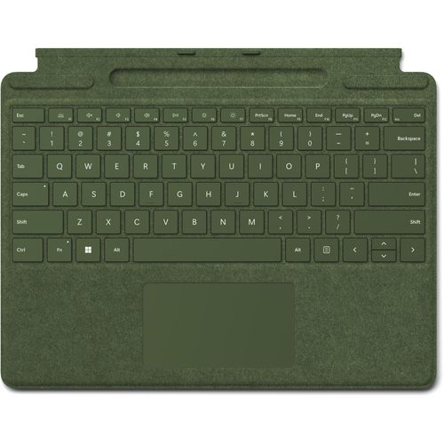 Microsoft Tastiera Surface Pro QWERTY Italiano Verde Alcantara con Touchpad