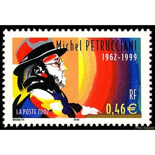 France 2002, Très Beau Timbre Neuf** Luxe Yvert 3505, Étoiles Du Jazz, Michel Petrucciani.