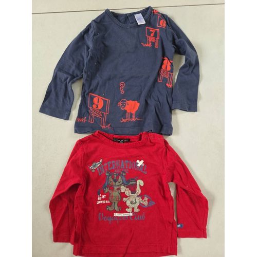 Lot De 2 T-Shirt Manches Longues 18 Mois Zara Comme Un Bébé