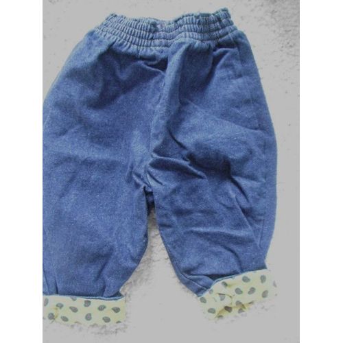 Jean Doublé Agréable À Porter Pour Bébé Garçon Taille 6 Mois Neuf Idée Cadeau