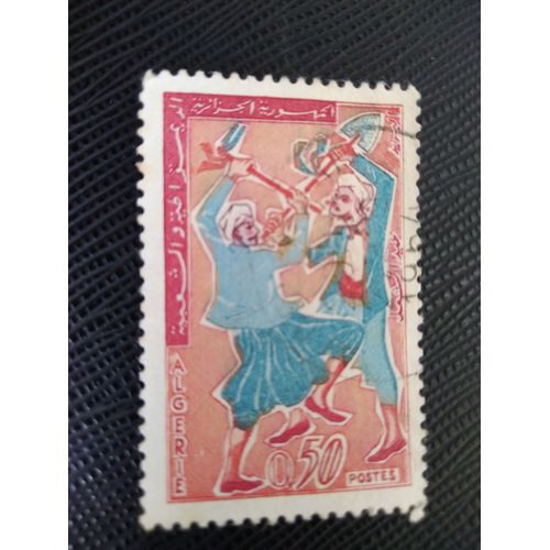 Timbre Algerie Y T 385 Fête Du Travail 1964 (220509 )