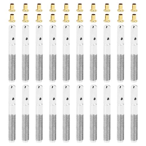20 Pcs Lyre Harpe Tuning Pin Clous Avec 20 Pcs Rivets Set Pour Lyre Harpe Petite Harpe Musicale À Cordes