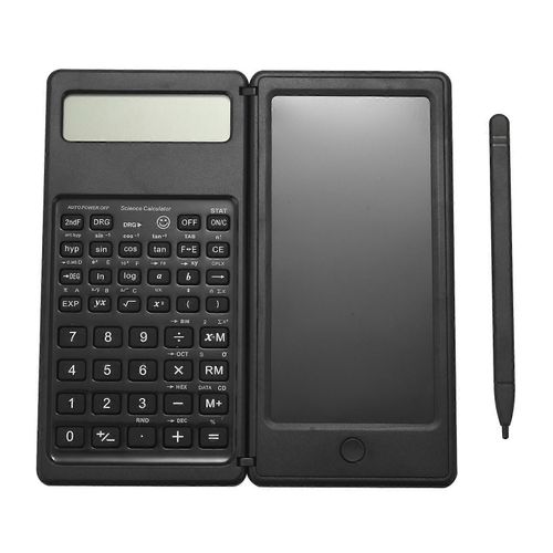 Calculatrice scientifique, calculatrice d¿ingénierie LCD à 10 chiffres, avec planche d¿écriture, adaptée à High Scho