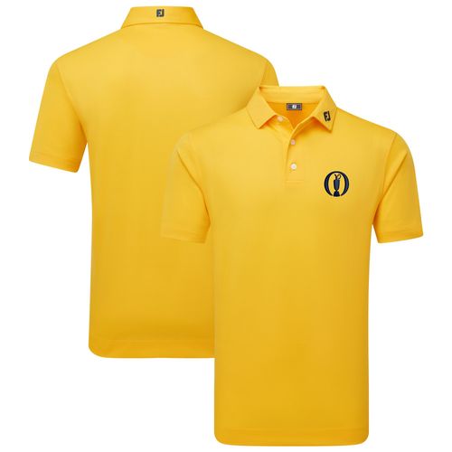 Polo The Open Footjoy Stretch Solid Pique - Jaune