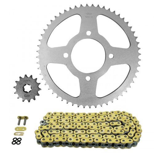 Kit Chaîne Afam Pour Moto Suzuki 125 Intruder 1999 À 2007 Neuf