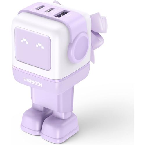 Chargeur Robot 65w 3 Ports Gan - Design Mignon Compatible Iphone 16-11/S24[Pro52909535]