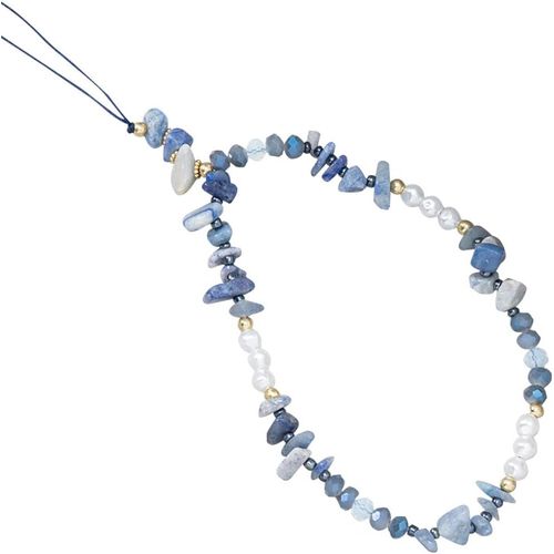 1 Pièce Bleu Bohème Anti-Perte Chaîne De Téléphone Portable Ceinture De Téléphone Portable Rétro Nouveau Collier De Perles Acryliques Charme[Pro52905431]