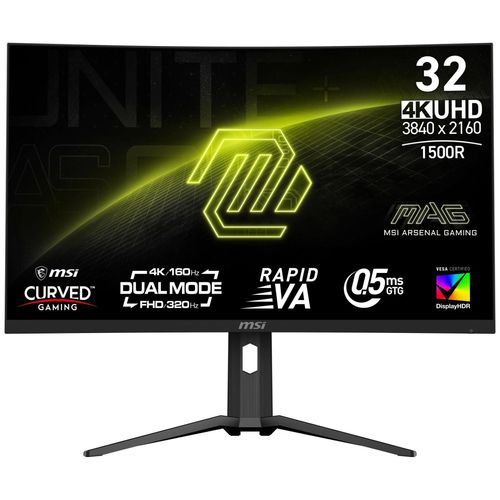 MSI MAG 321CUPDF Monitor PC 80 cm (31.5") 3840 x 2160 Pixel 4K Ultra HD LCD Nero